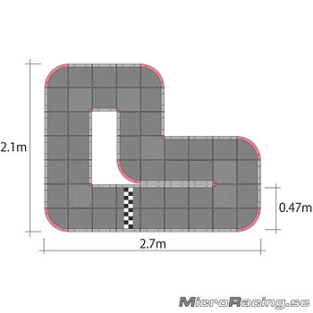 KYOSHO - Mini-Z GrandPrix Circuit, 30x30, 48pcs