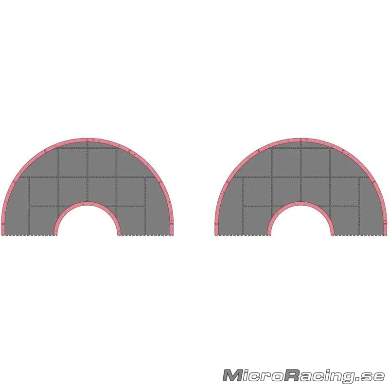 KYOSHO - Mini-Z Grand Prix Circuit50, Oval Extension, 32pcs