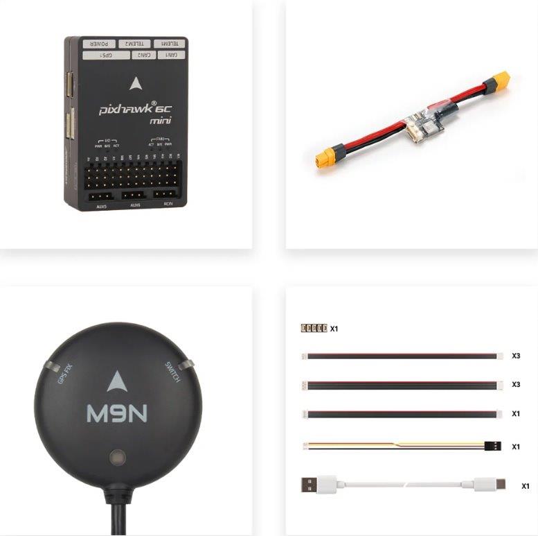 Pixhawk 6C Mini-Model B, PM02 V3, M9N GPS