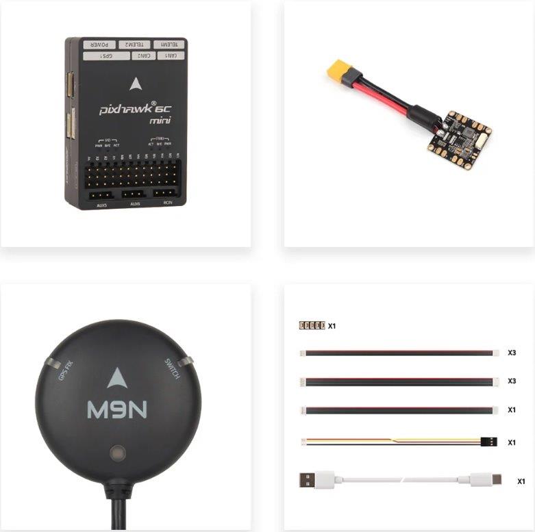 Pixhawk 6C Mini-Model B, PM06, M9N GPS