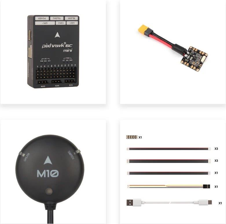 Pixhawk 6C Mini-Model B, PM06, M10 GPS