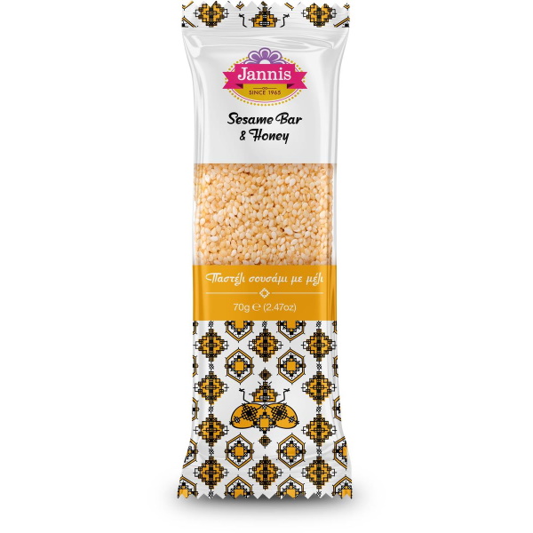 Sesame cake with honey, 70g Jannis
