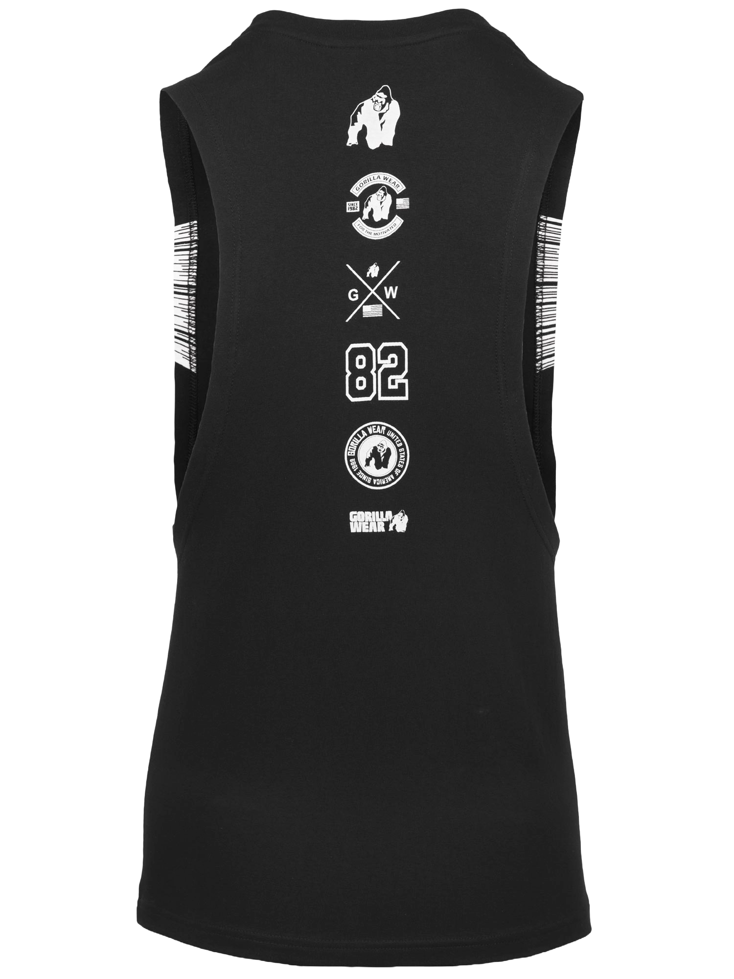 Lopez Drop Armhole Tank Top, black - 5