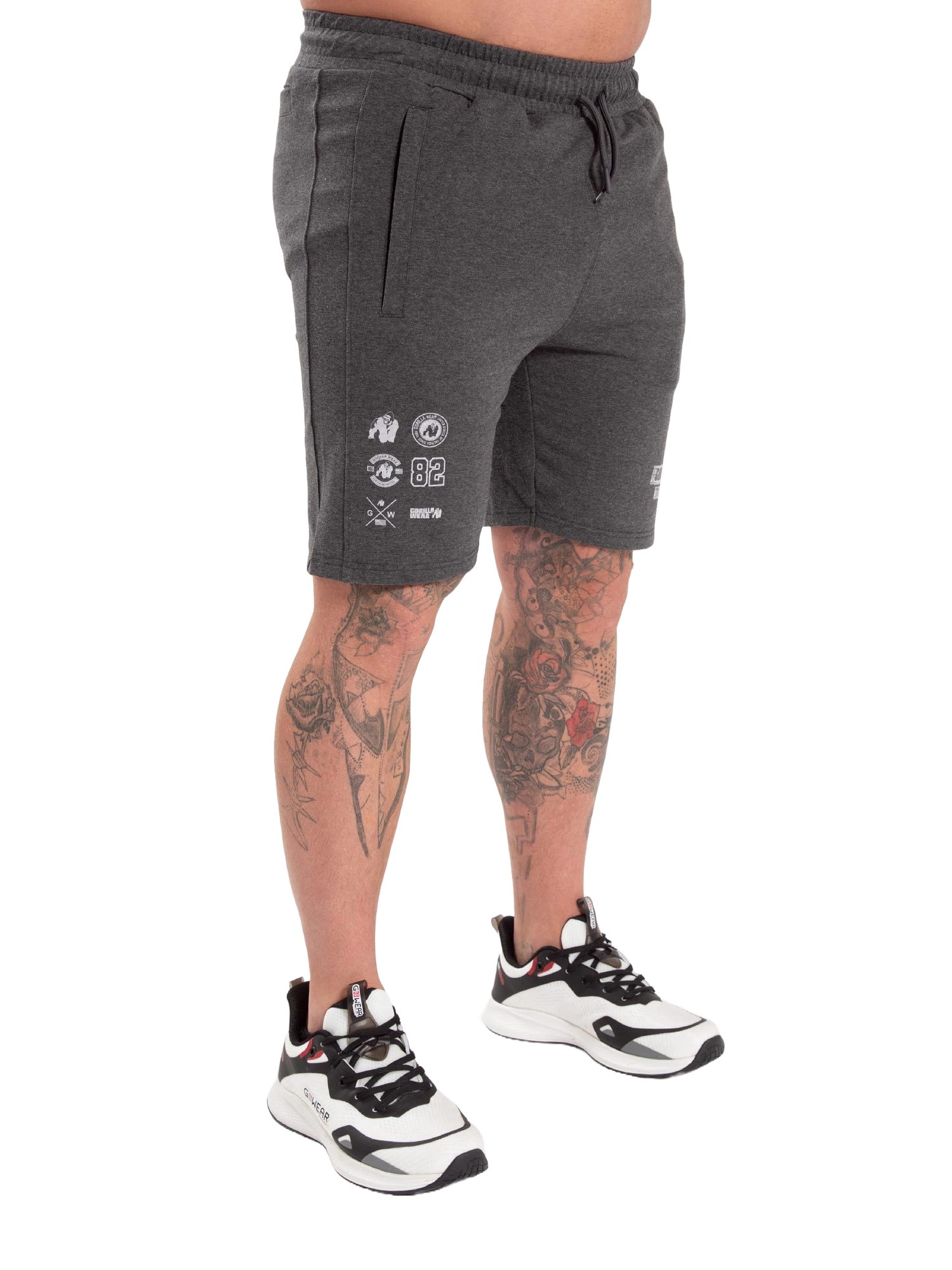 Lopez Shorts, dark grey melange - 5