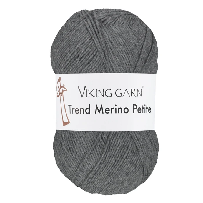 Trend Merino Petite Mörk gråmelerat