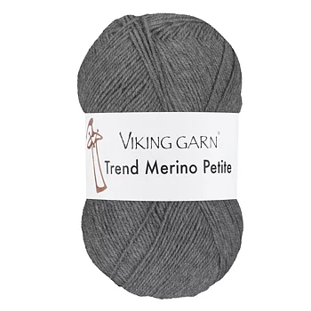 Trend Merino Petite Mörk gråmelerat