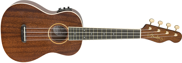 Fender Grace VanderWaal Moonlight Sign. Uke med inbyggt mik system och gigbag