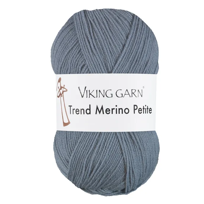 Trend Merino Petite Gråblå