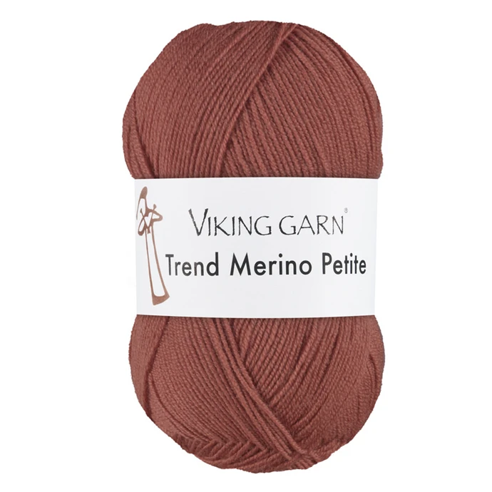 Trend Merino Petite Ljus  vinröd