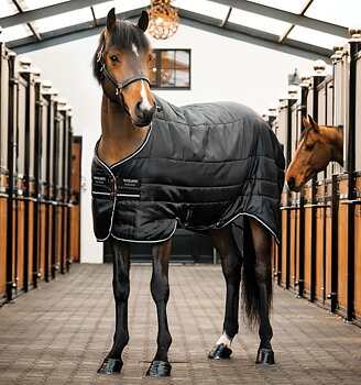 Horseware Easy-Layer Talliloimi (100g Light) - Musta/Musta & Hopea