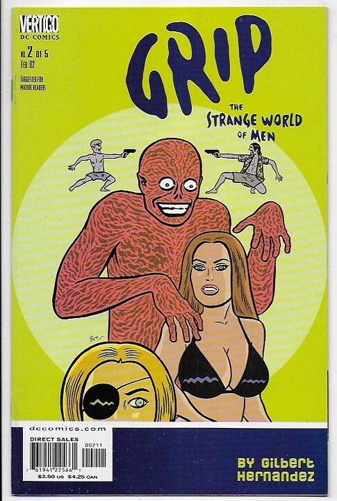 Grip: The Strange World of Men Set # 1-5 NM- Gilbert Hernandez