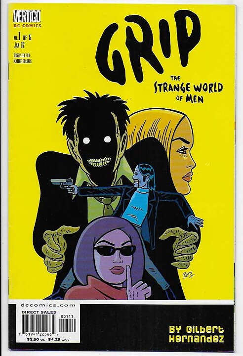 Grip: The Strange World of Men Set # 1-5 NM- Gilbert Hernandez