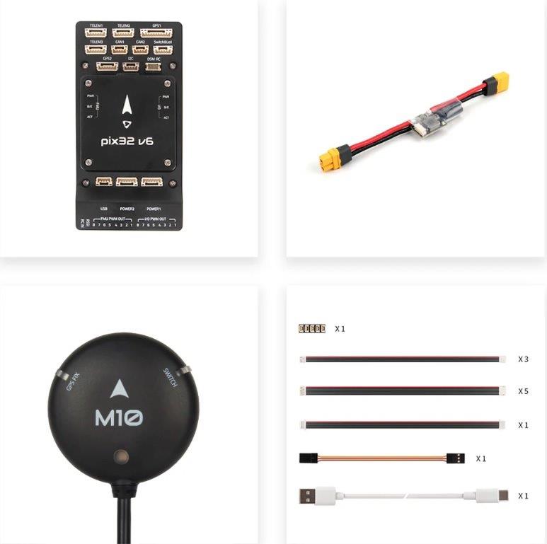 Pixhawk Pix32 v6, Standard set, M10 GPS