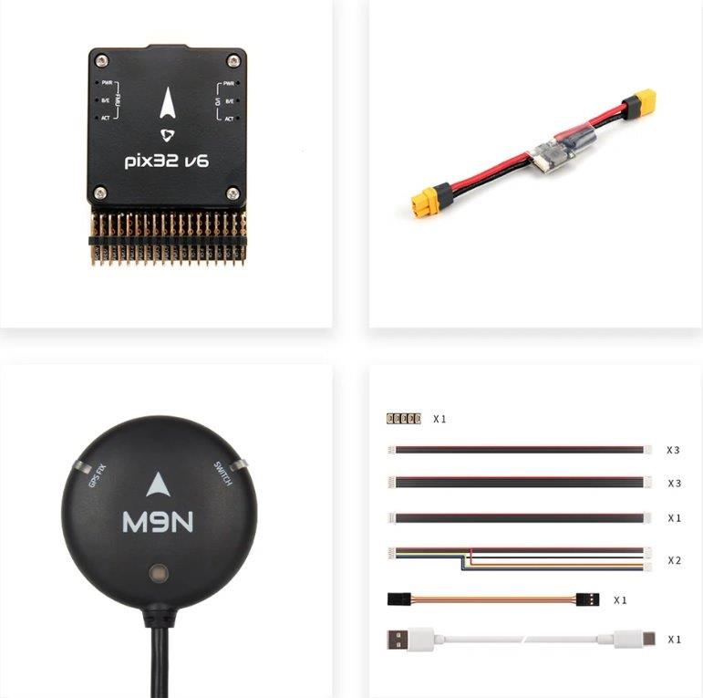 Pixhawk Pix32 v6, Mini set, M9N GPS