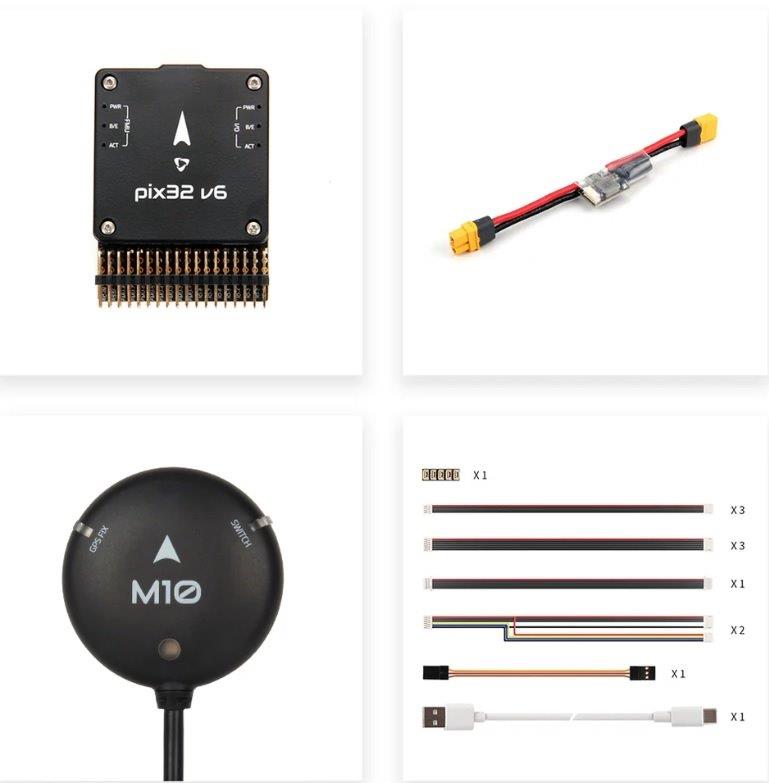 Pixhawk Pix32 v6, Mini set, M10 GPS