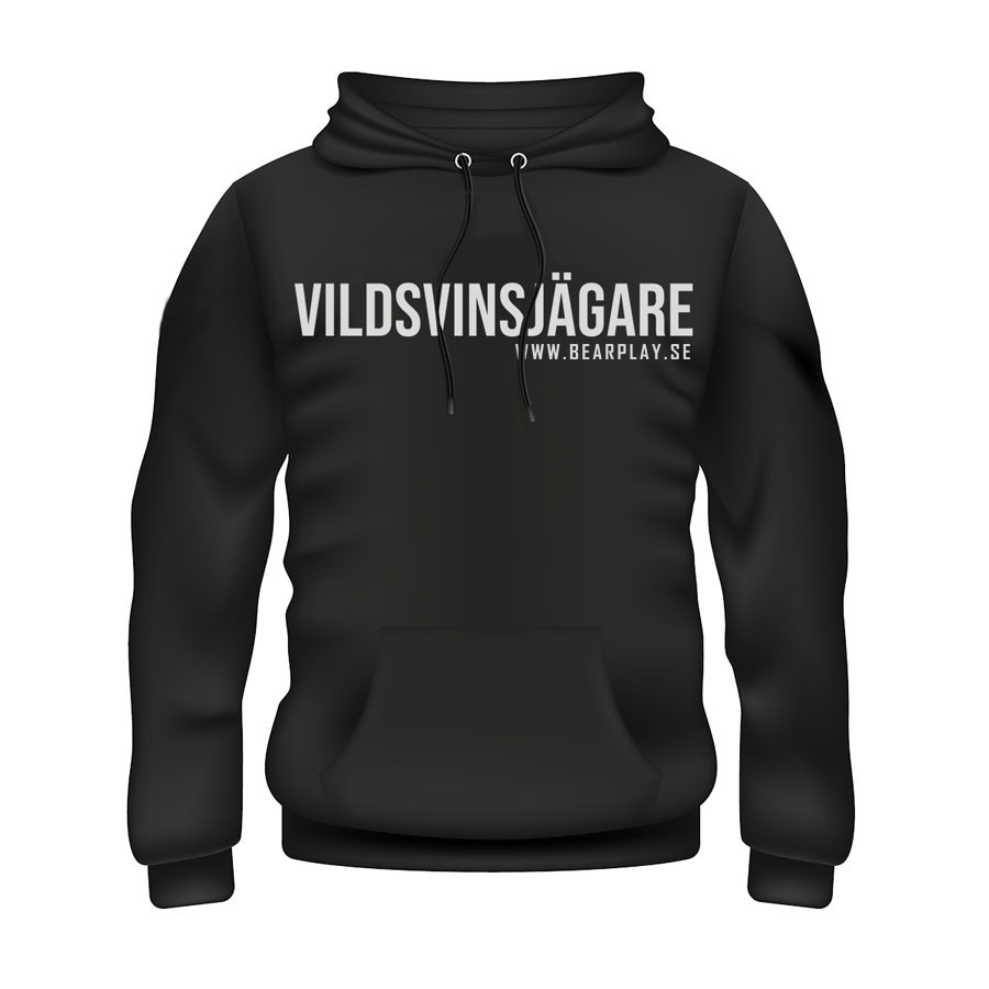 Bearplay Hoodie Svart Vildsvinsjägare