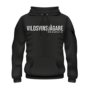 Bearplay Hoodie Svart Vildsvinsjägare