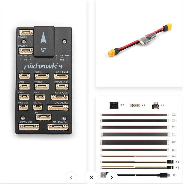 Pixhawk 4, PM02, No GPS, Plastic