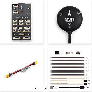 Pixhawk 4, PM02, M9N GPS, Plastic