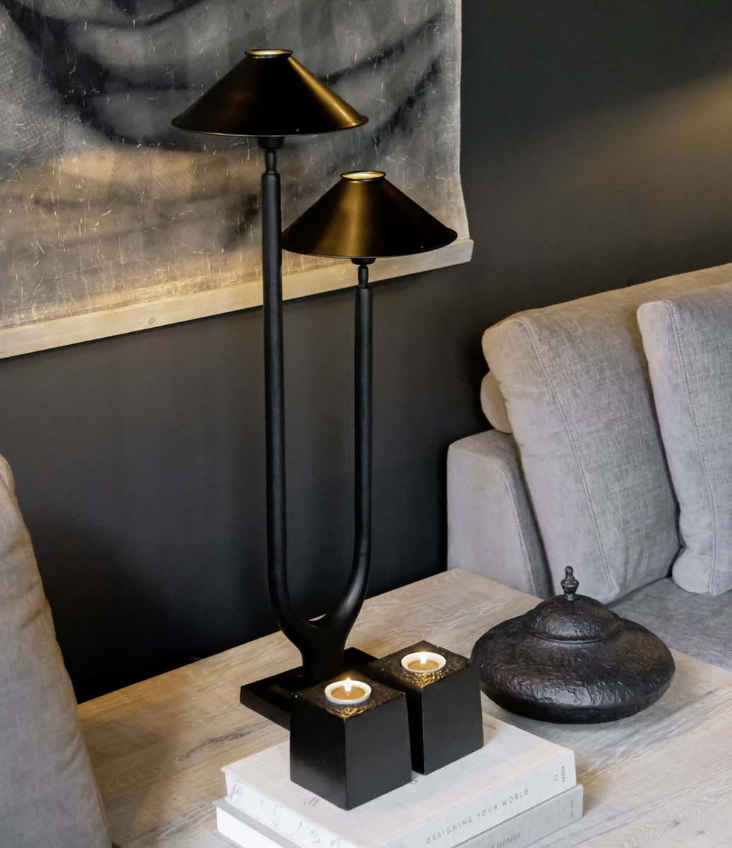TWIN Bordslampa Antique Black/Bronze - 5