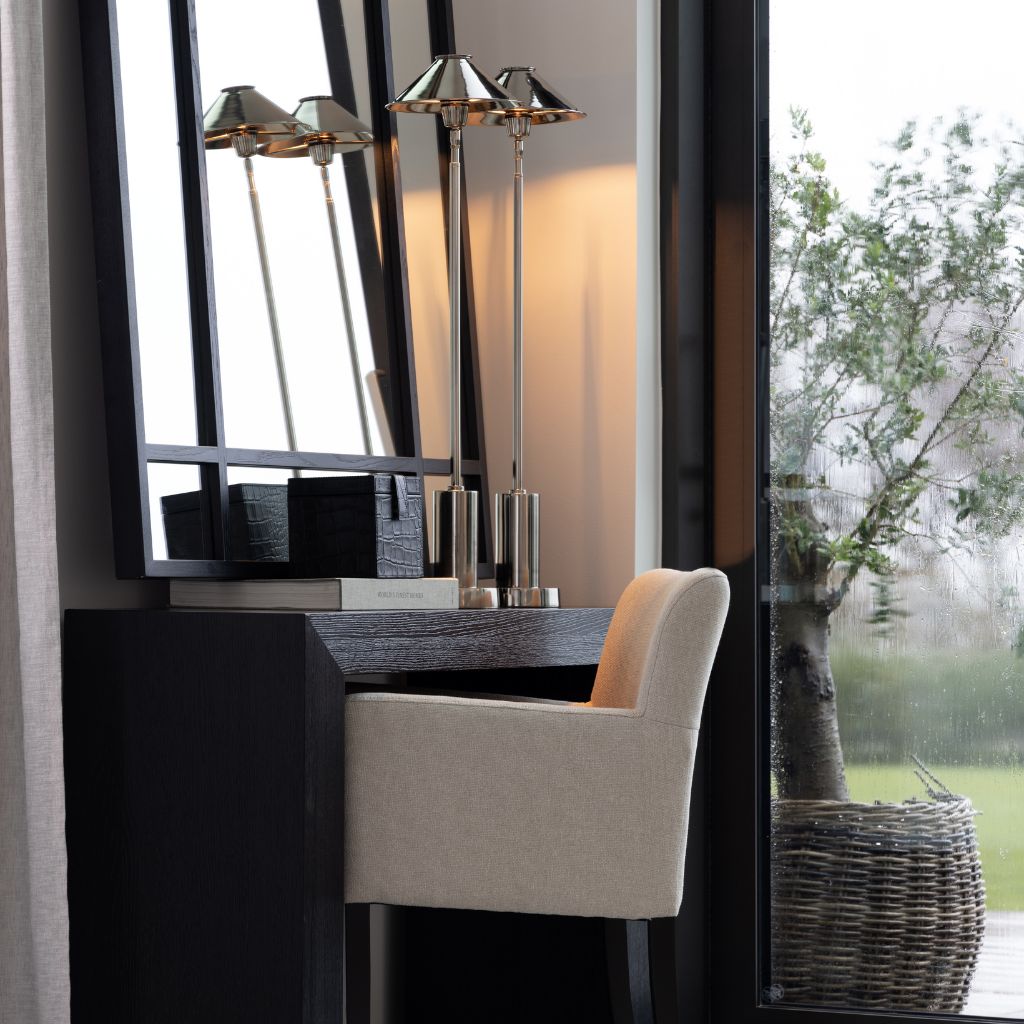 ARMANDO SLIM Table lamp Shiny black nickel - 3