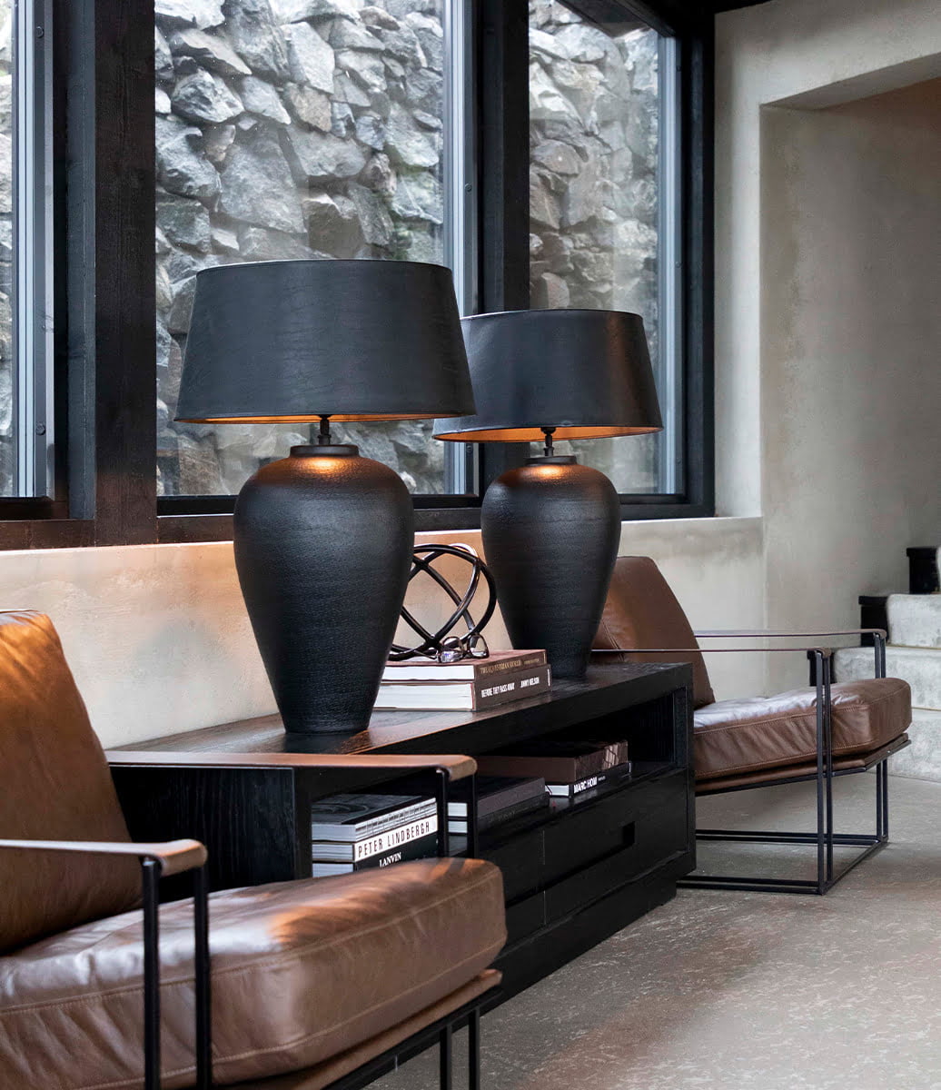 FLORENCE Table Lamp Matt Black - 6