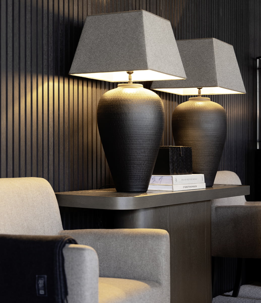 FLORENCE Table Lamp Matt Black - 3
