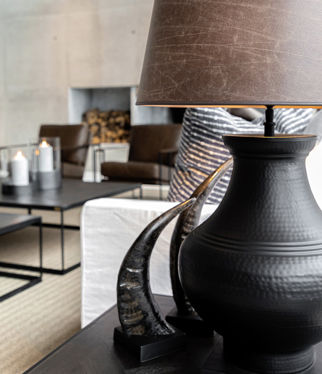 BERGAMO Table Lamp Matt Black - 4