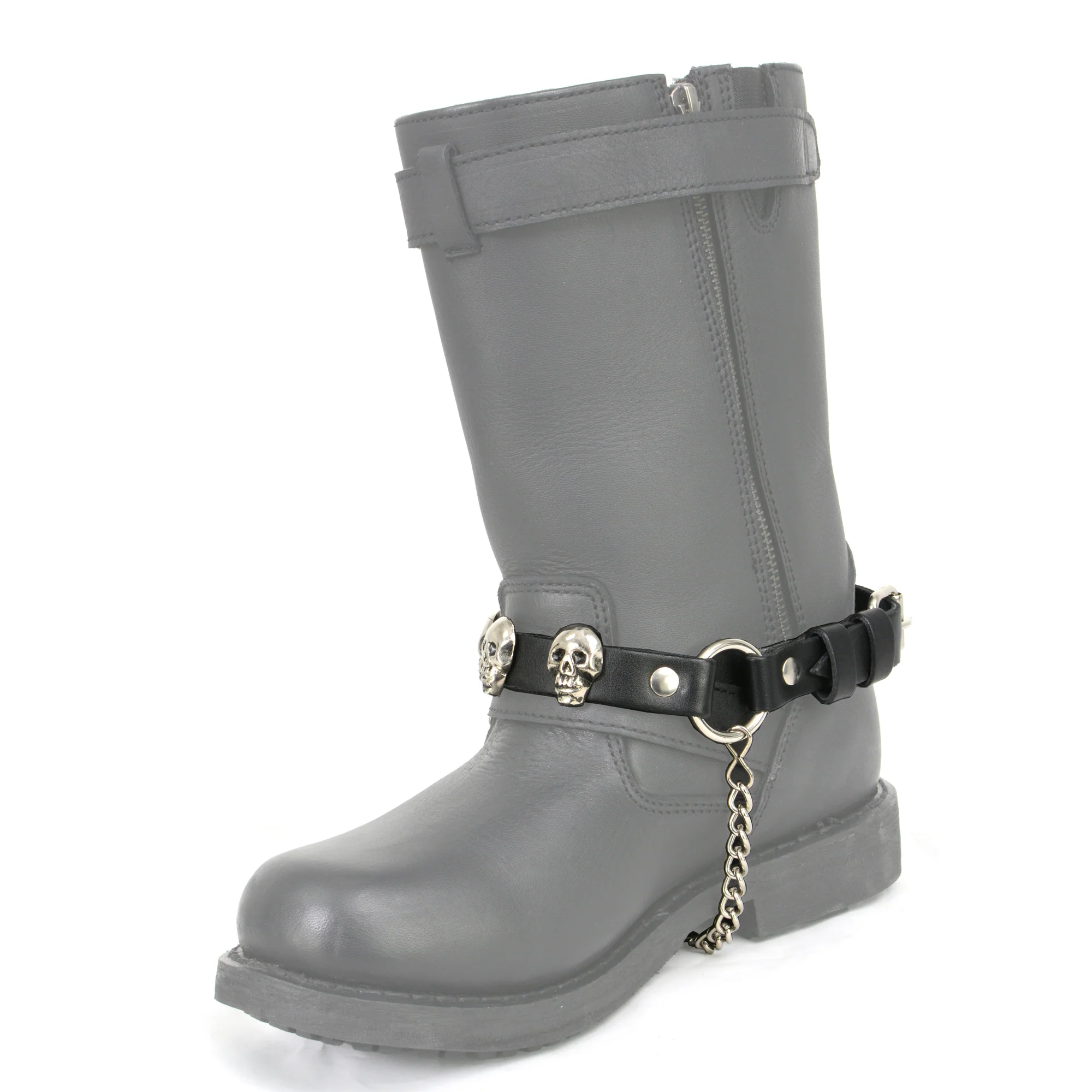 Skull Boots Chain, Shoe Chain. - 4