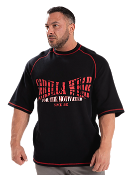 Finley Oversized T-Shirt, black/red