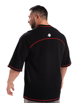 Finley Oversized T-Shirt, black/red