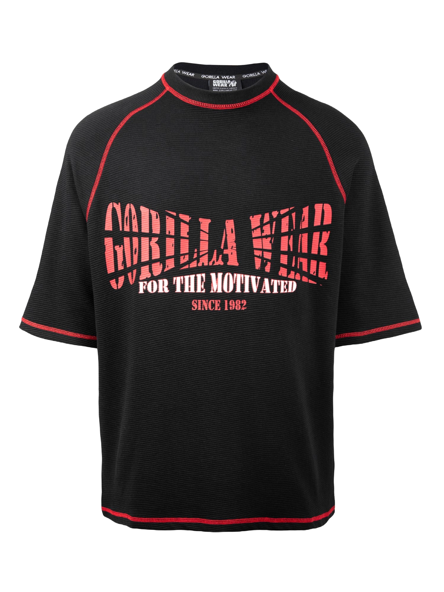 Finley Oversized T-Shirt, black/red - 5