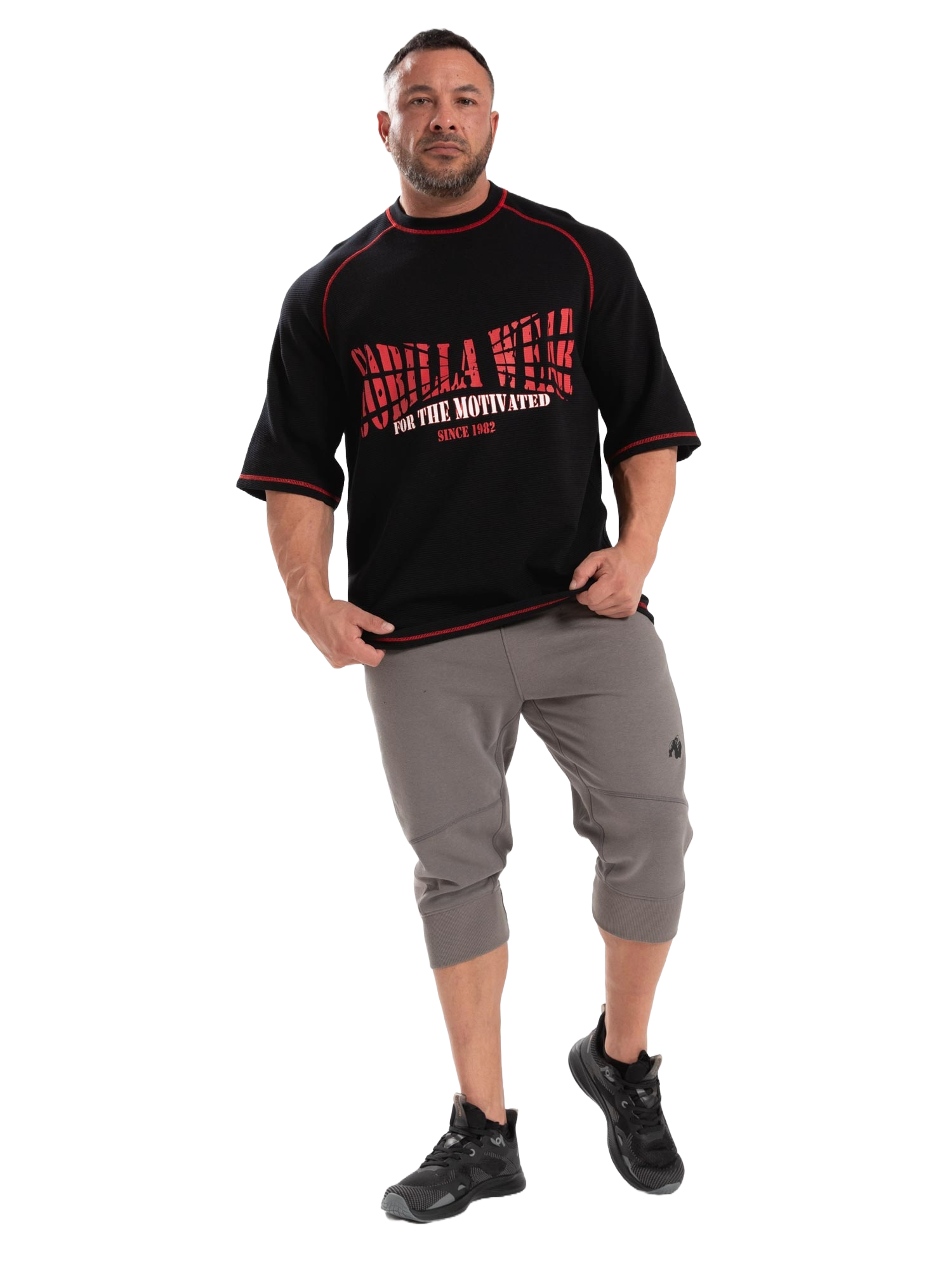 Finley Oversized T-Shirt, black/red - 4
