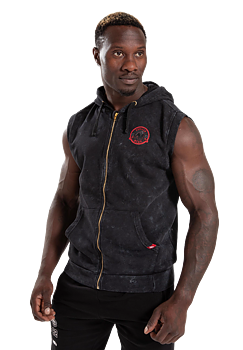 Silverdale Sleeveless Hoodie, black