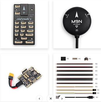 Pixhawk 4, PM07, M9N GPS, Plastic