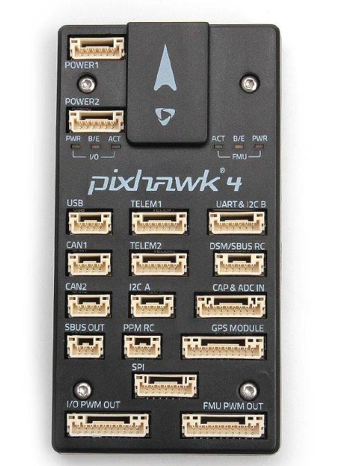 Pixhawk 4, No PM, No GPS, Plastic