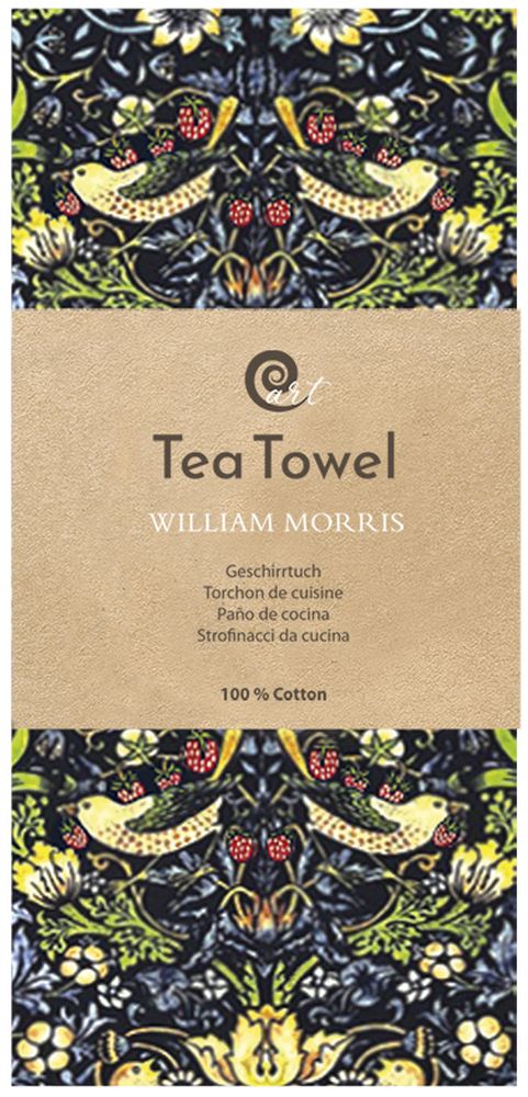 Viskestykke, William Morris, Strawberry Thief