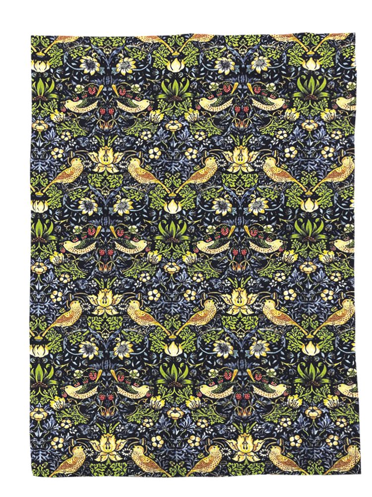 Viskestykke, William Morris, Strawberry Thief - 2