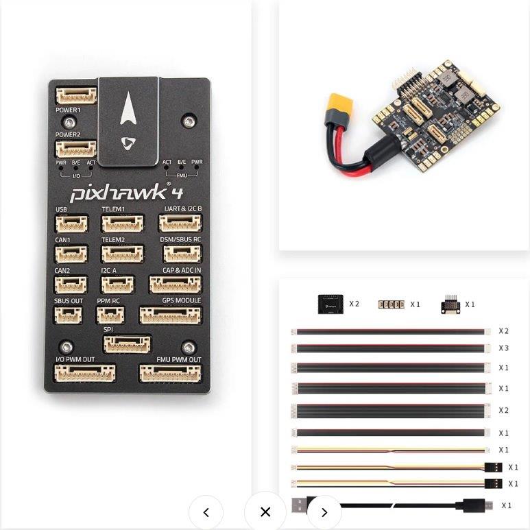 Pixhawk 4, PM07, No GPS, Aluminum