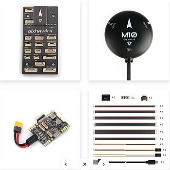 Pixhawk 4, PM07, M10 GPS, Aluminum
