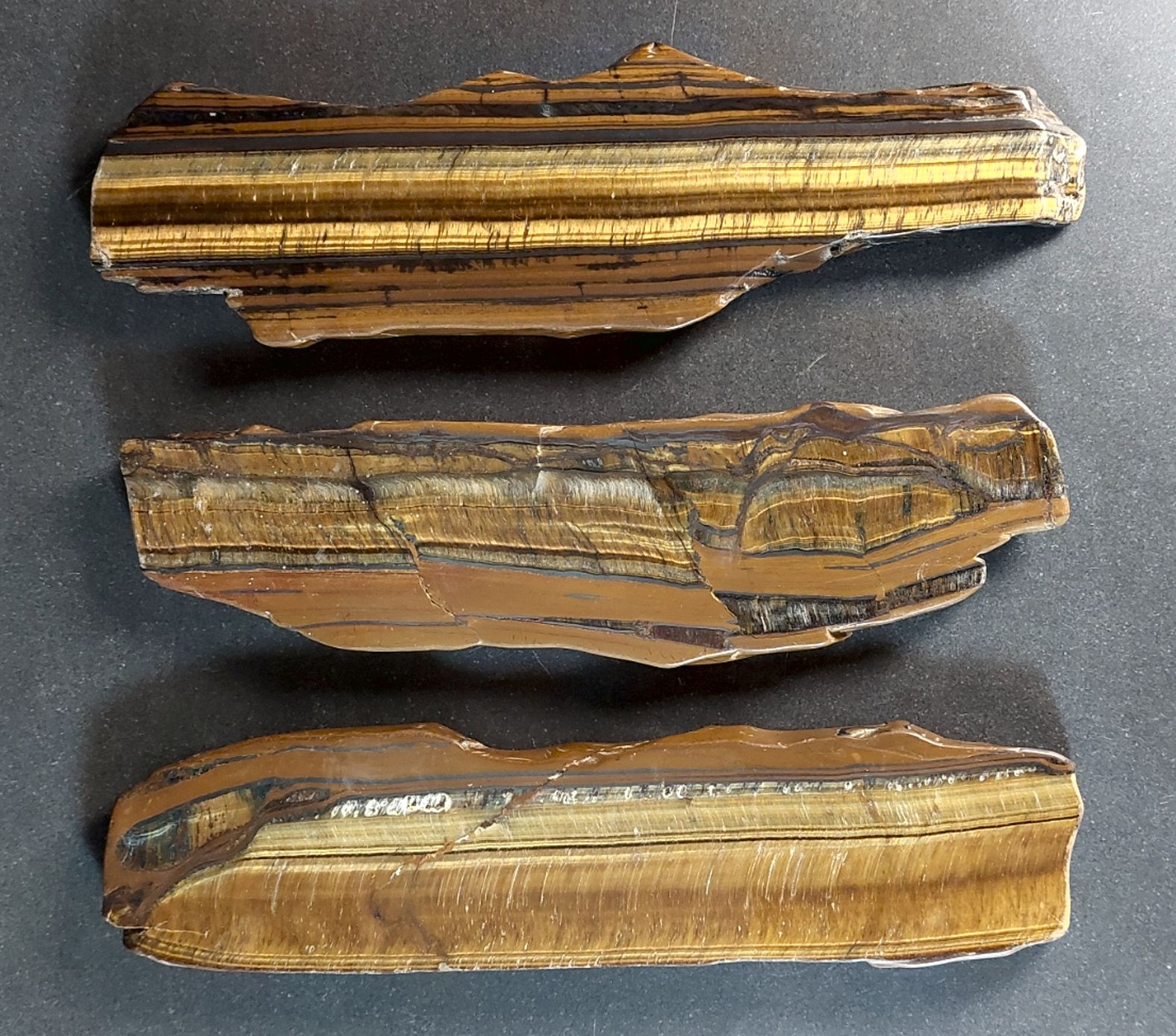 Tigeröga, Slipade skivor  - 3
