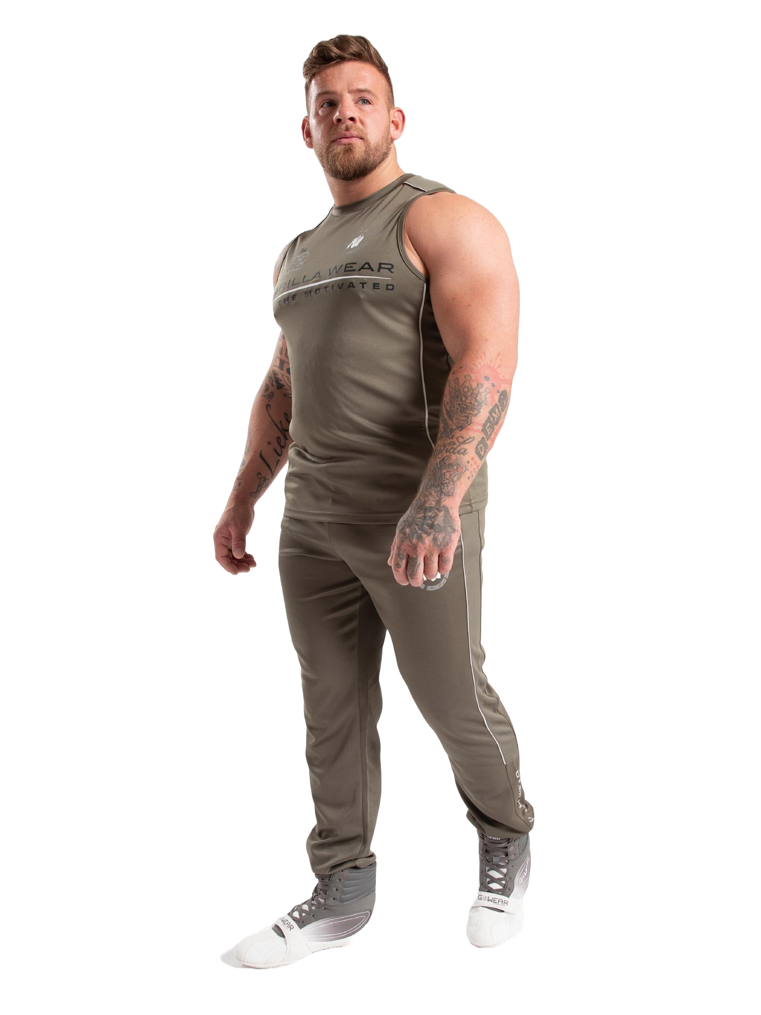 Broxton Track Pants, army green - 4