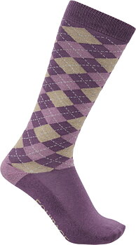 Equipage Lax Riding Socks - Montana Grape 