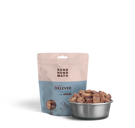 Sund Hundmat Frystorkad Oxlever 60 g