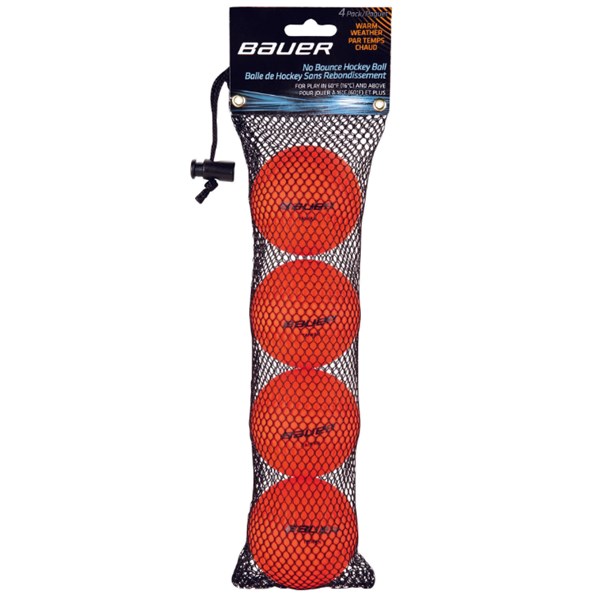 Bauer Hockeyball Warm 4-Pack- ORANGE