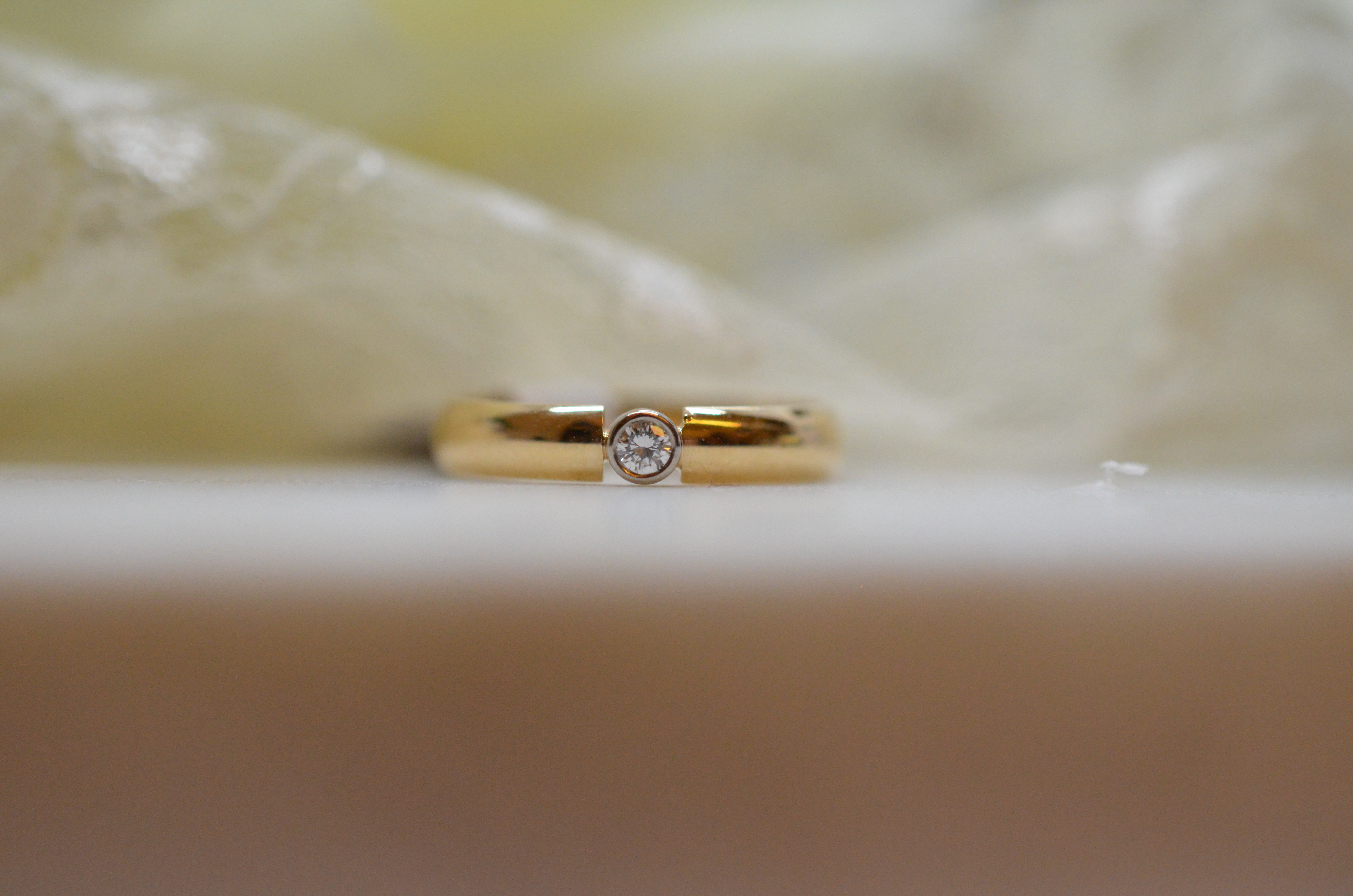 Second Hand 18k solitär diamantring 0,05 ct - 2