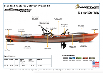 Native Slayer 13 Propel - Customer favorite that is no longer produced