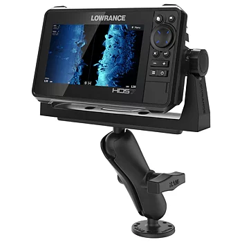 RAM-111U RAM Base ball, arm and mounting plate. Ideal for mounting sonar