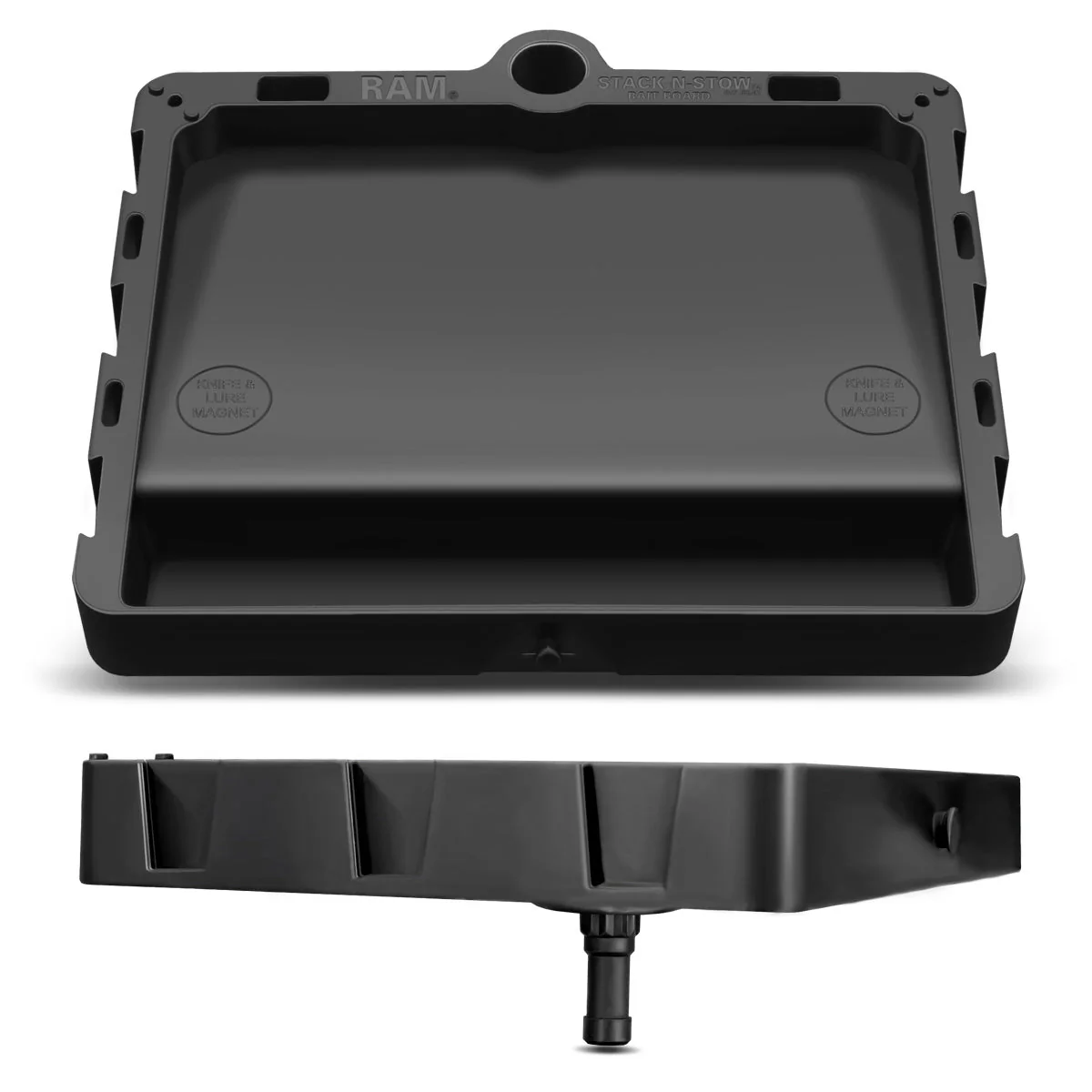 RAM STACK-N-STOW Grazing table with spline post attachment
