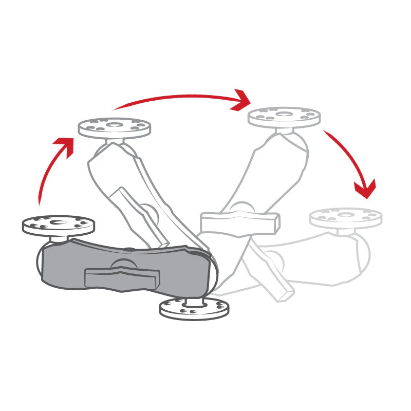 RAM DOUBLE BALL SOCKET ARM ASSEMBL - 5